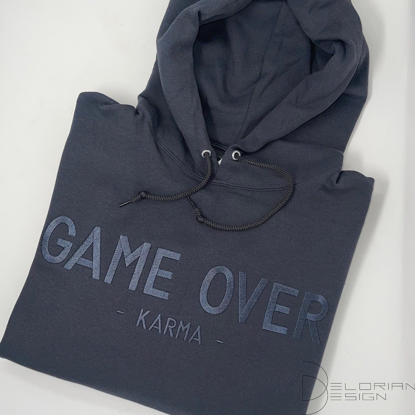 GAME OVER - KARMA Hoodie & Sweatshirt Embroidered