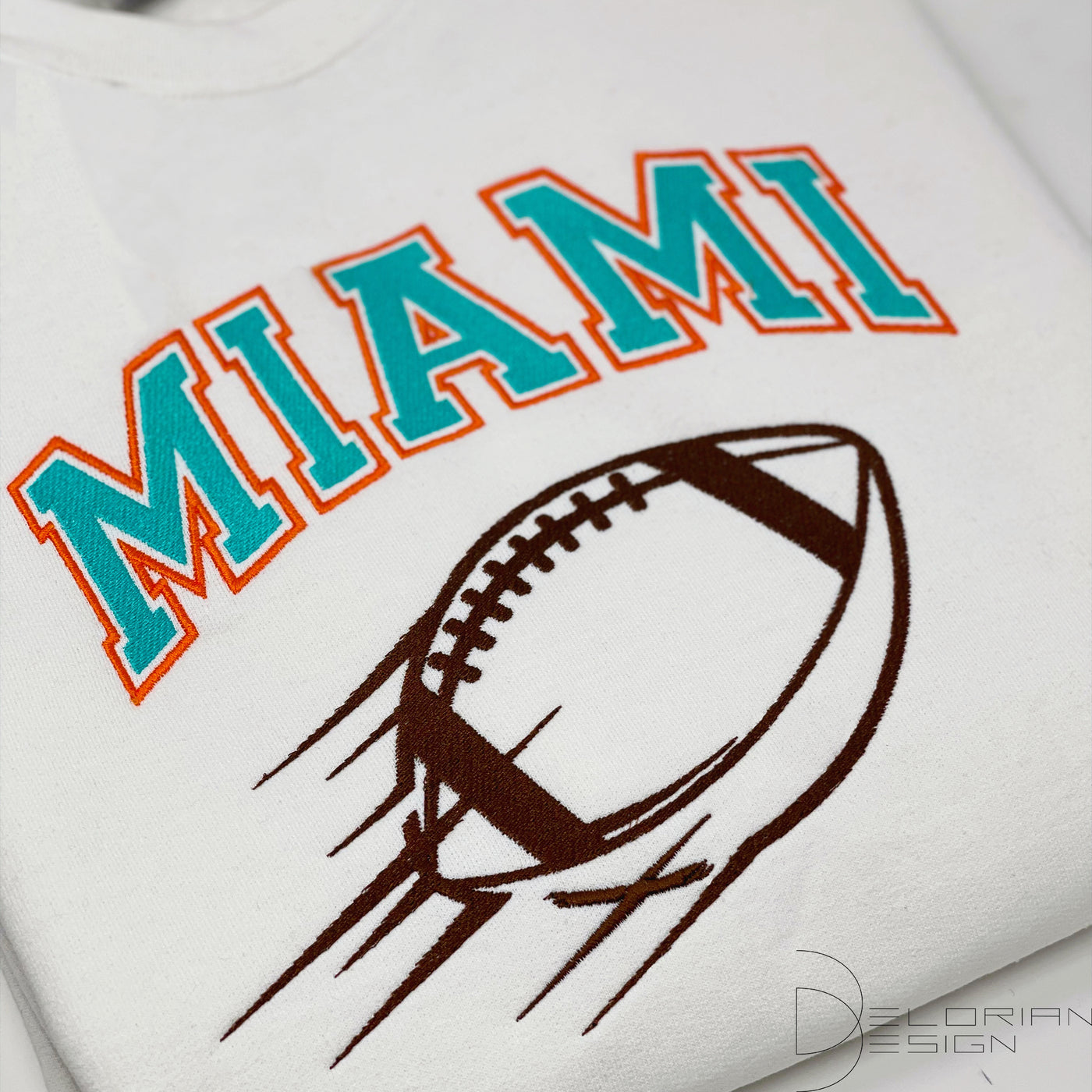 MIAMI Football Hoodie & Sweatshirt Embroidered