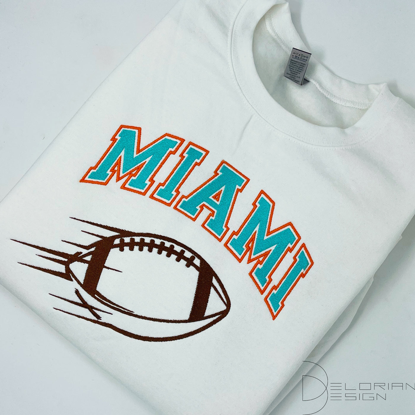 MIAMI Football Hoodie & Sweatshirt Embroidered