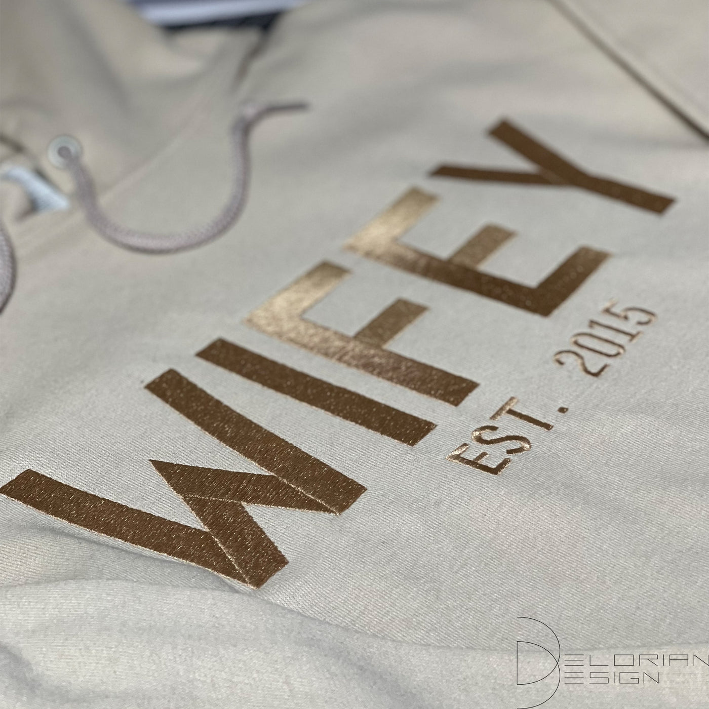 Wifey Tone in Tone Embroidered