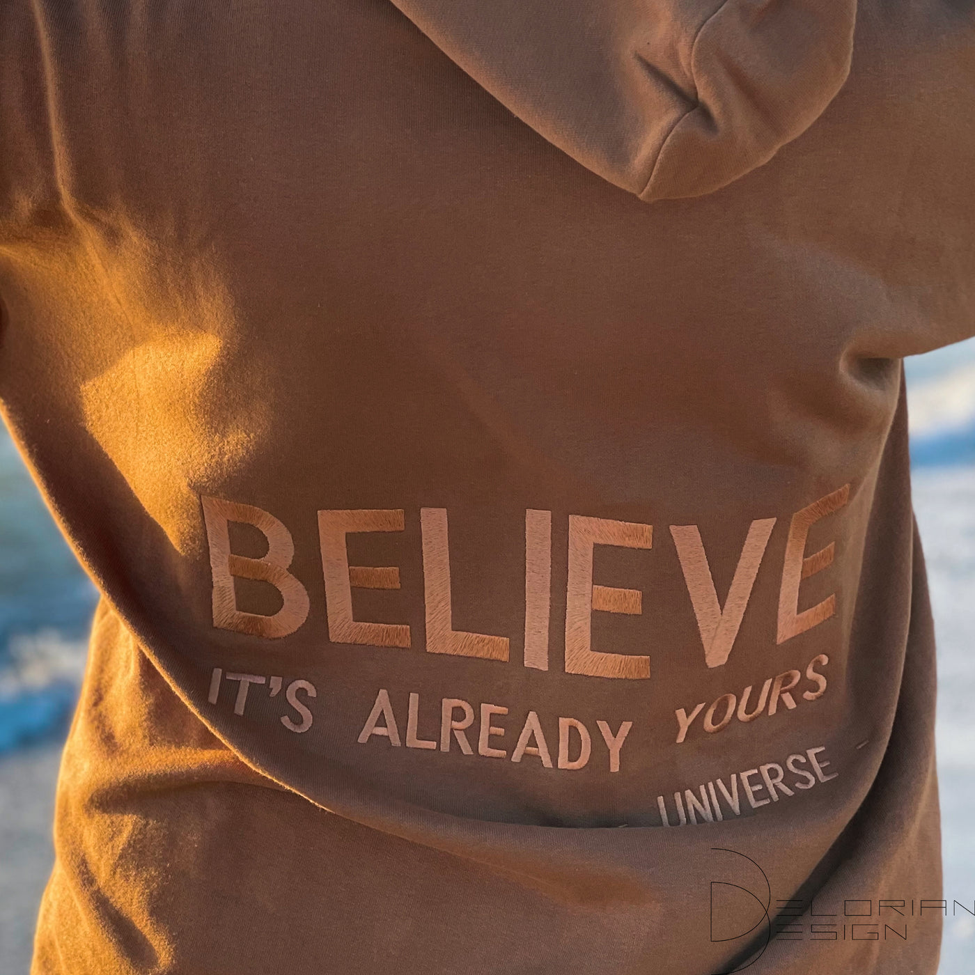 BELIEVE Hoodie Embroidered