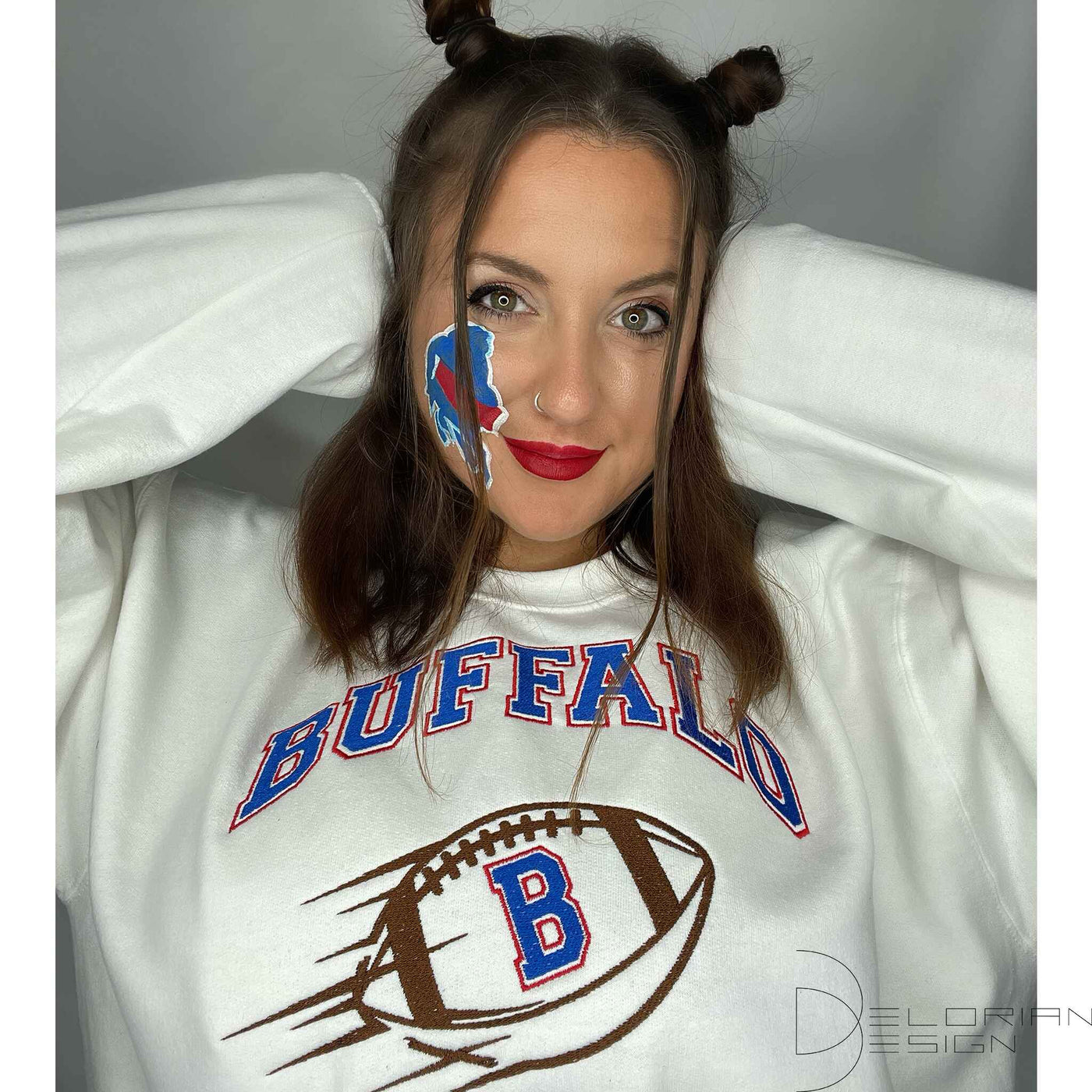 Bufallo Football Hoodie & Sweatshirt Embroidered