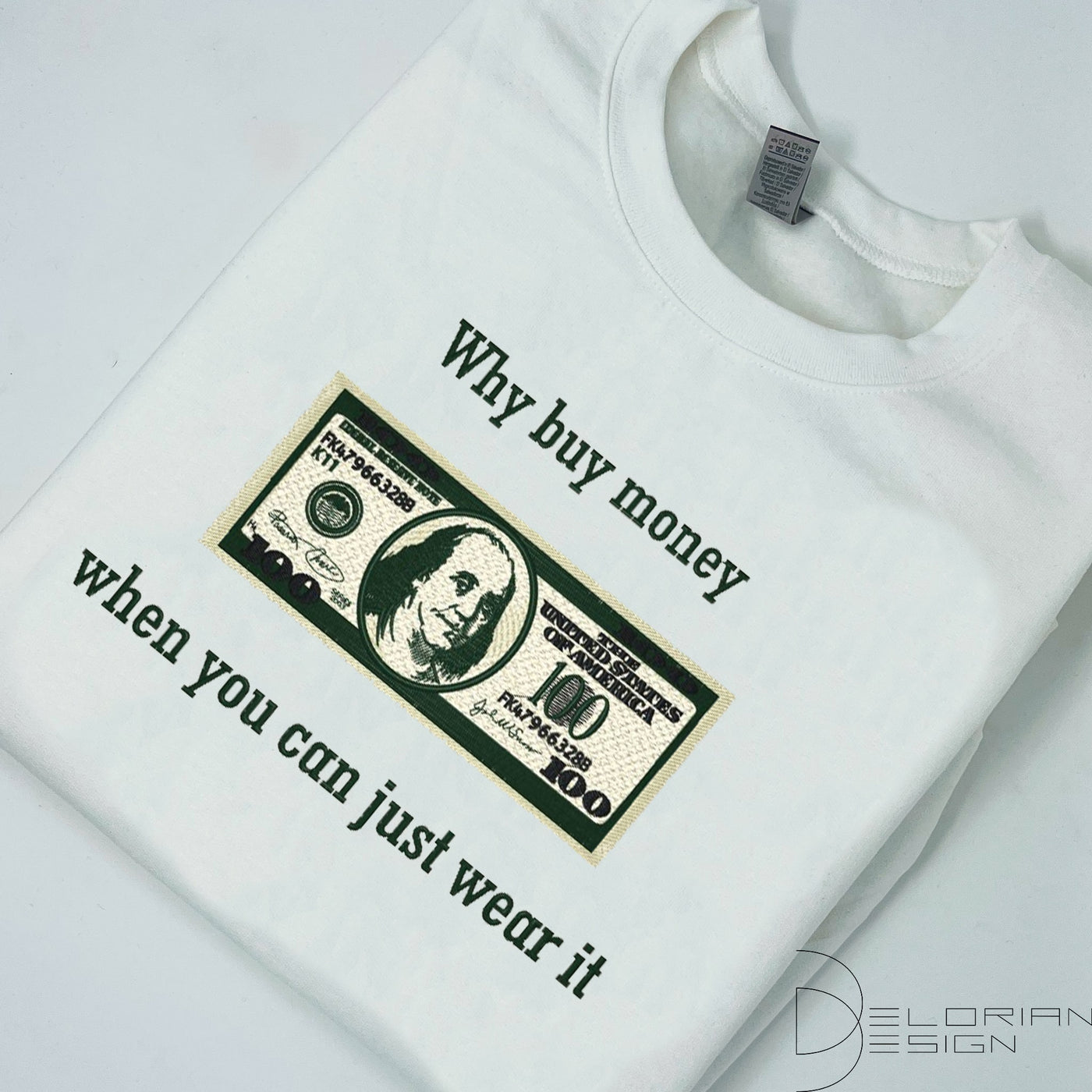 Why buy Money Hoodie & Sweatshirt Embroidered