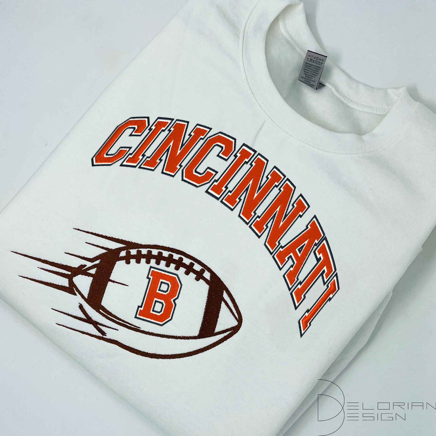 Cincinnati Football Hoodie & Sweatshirt Embroidered