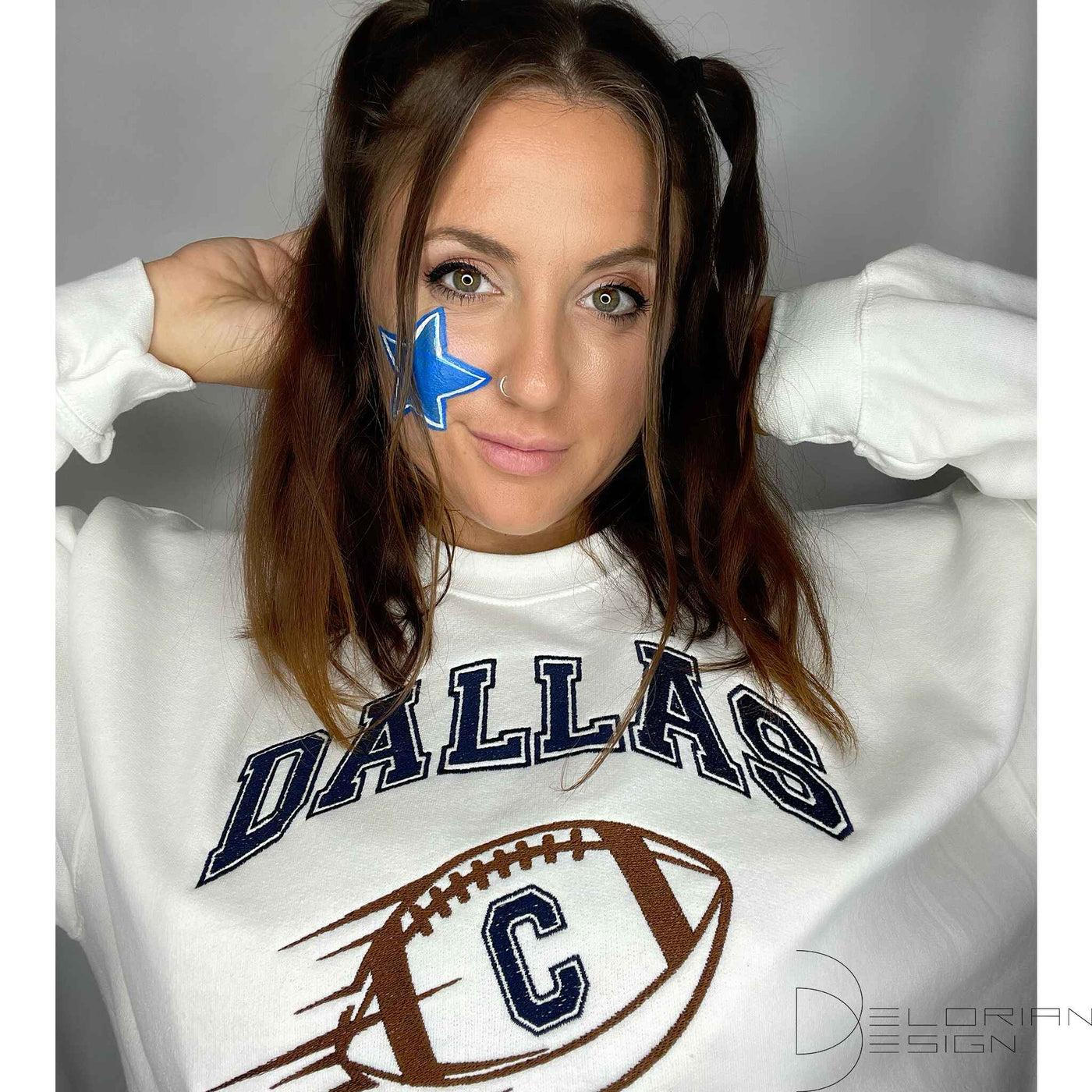 DALLAS Football Hoodie & Sweatshirt Embroidered