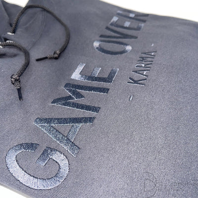 GAME OVER - KARMA Hoodie & Sweatshirt Embroidered