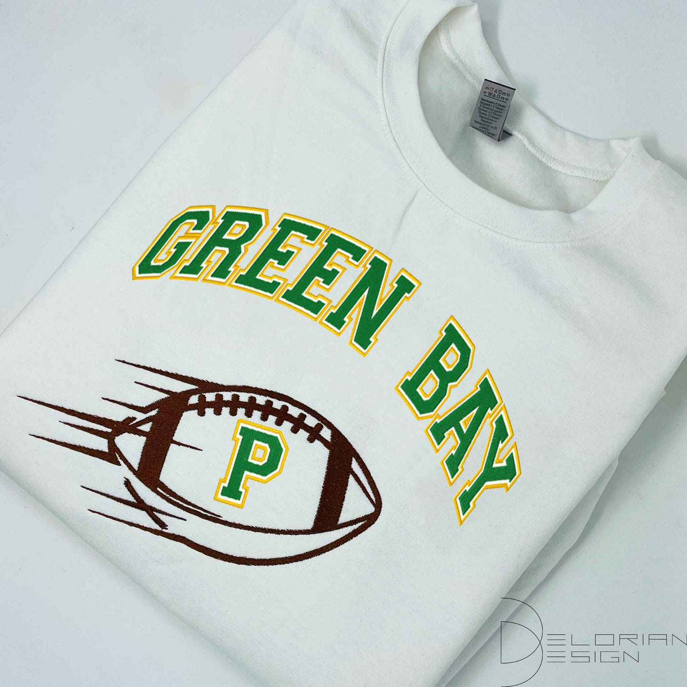 GREEN BAY Football Hoodie & Sweatshirt Embroidered