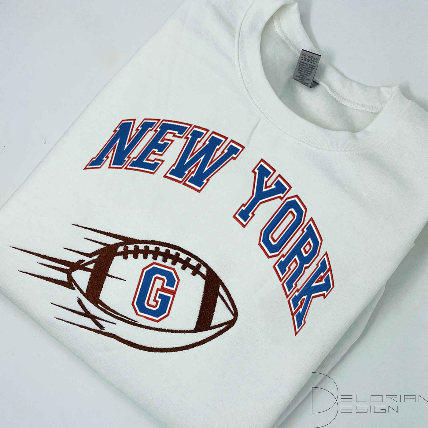 NEW YORK G Football Hoodie & Sweatshirt Embroidered