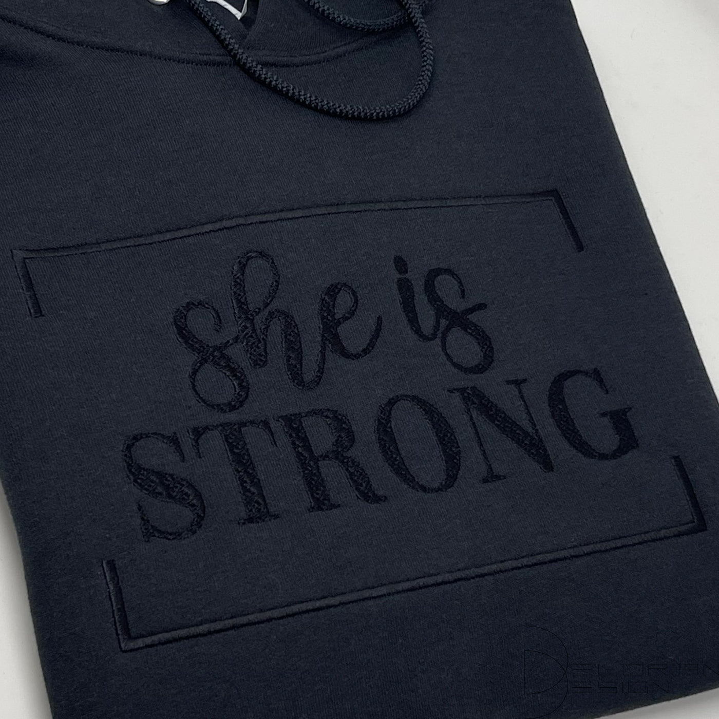 She is Strong Hoodie & Sweatshirt Embroidered