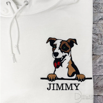 Custom Dog Hoodie for Humans Embroidered