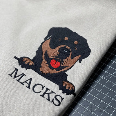 Custom Dog Hoodie for Humans Embroidered