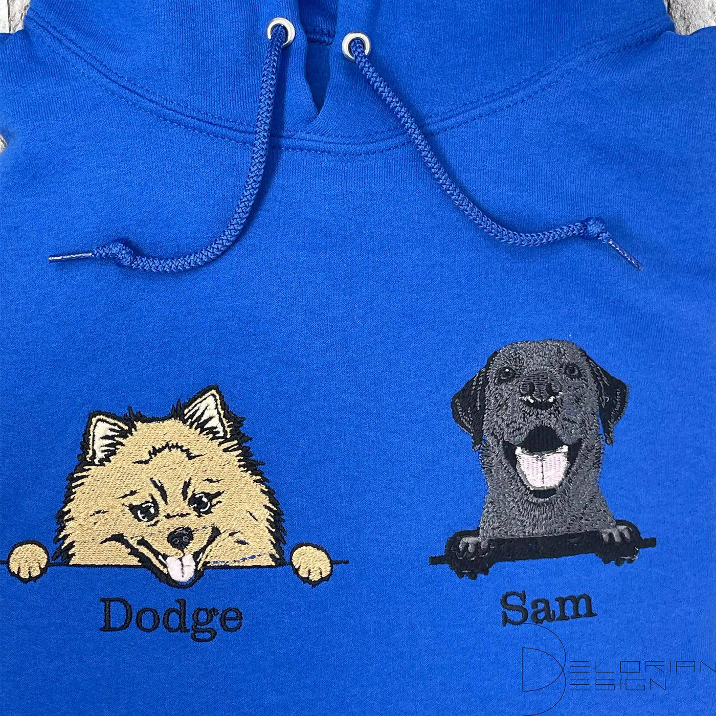 Custom Dog Hoodie for Humans Embroidered