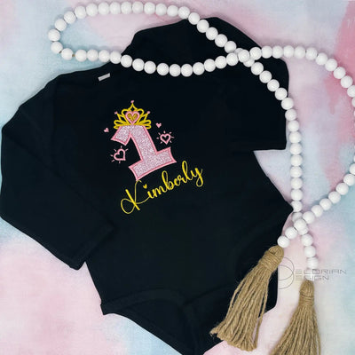 Birthday Princess Baby Bodysuit