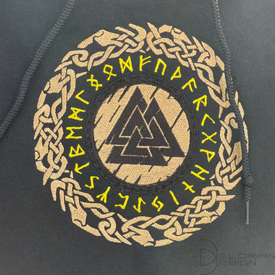 Valknut Hoodie & Sweatshirt Custom Name